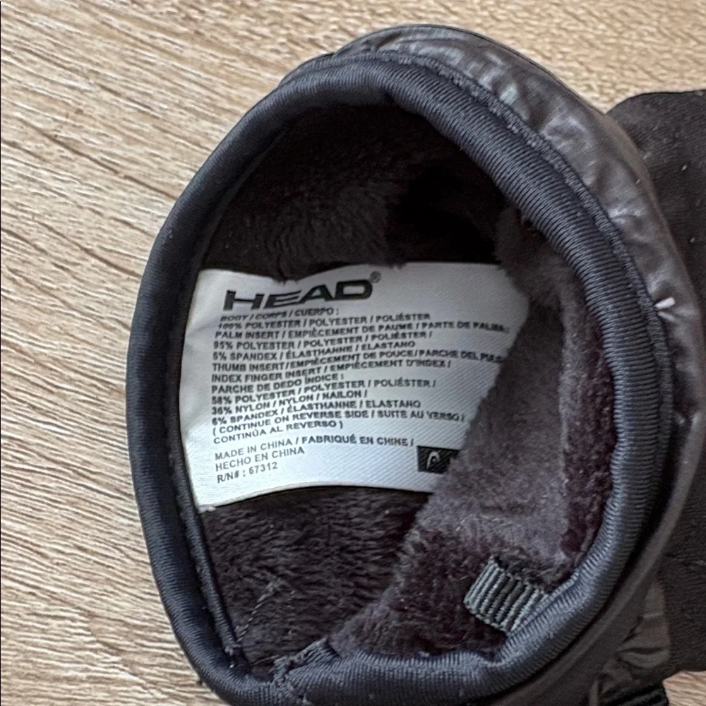 Bundle 2 Pair Gloves - Head Black & All In Motion Fleece Gloves